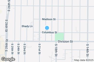 Map image of the property - 1341 S 20th St