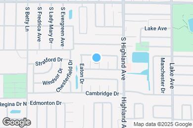 Map image of the property - 1720 Hampton Ln