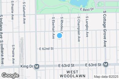 Map image of the property - 6128 S Rhodes Ave