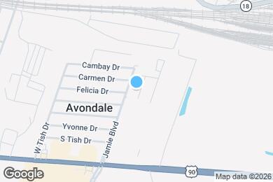 Map image of the property - 321 Elsa Dr