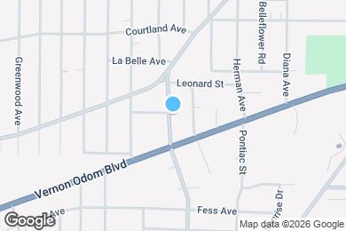 Map image of the property - 1305 Superior Ave