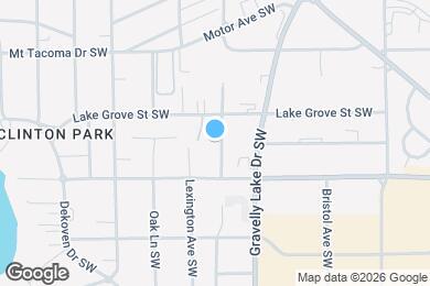 Map image of the property - 9836 Whitman Ave SW