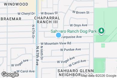 Map image of the property - 6513 W Turquoise Ave