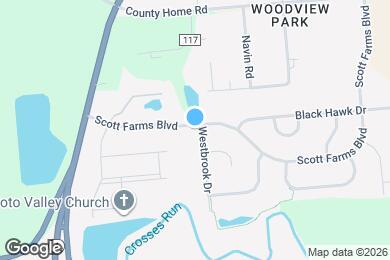 Map image of the property - 1497 Westbrook Dr