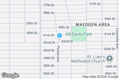 Map image of the property - 4216 42nd St
