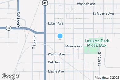 Map image of the property - 1608 Marion Ave