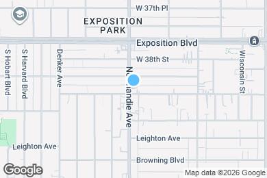 Map image of the property - 3856 Normandie Ave