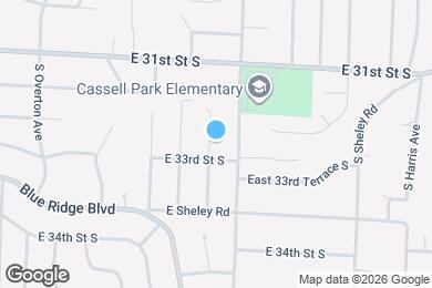 Map image of the property - 3213 S Ash Ave