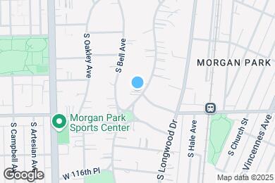 Map image of the property - 11430 S Lothair Ave