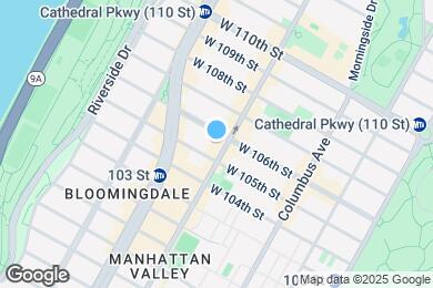 Map image of the property - 930 Amsterdam Ave