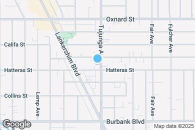 Map image of the property - 5811 Tujunga Ave