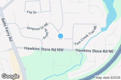 Map image of the property - 27 Simpson Dr NE