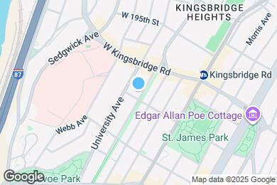 Map image of the property - 65 W 192nd St