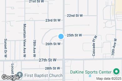 Map image of the property - 2504 Bridgeport Way W