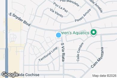 Map image of the property - 1744 Paseo De La Luna