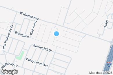 Map image of the property - 1105 Wethersfield Ln