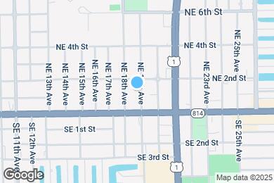 Map image of the property - 23 NE 19th Ave