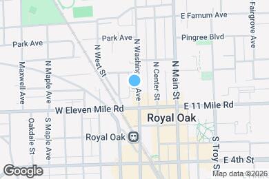 Map image of the property - 125 N Washington Ave