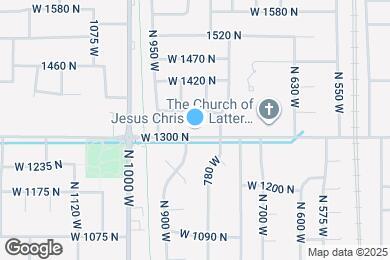 Map image of the property - 854 W 1300 N