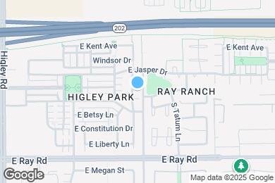 Map image of the property - 1409 S Ponderosa Dr