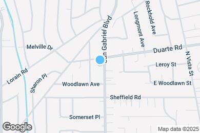 Map image of the property - 1731 S San Gabriel Blvd