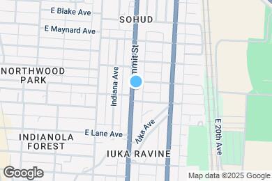 Map image of the property - 2174 Summit St
