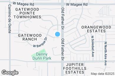 Map image of the property - 7828 N Roundstone Dr