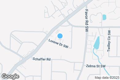 Map image of the property - Lorene Lodge Apartments