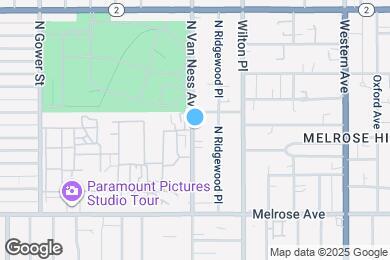Map image of the property - 838 N Van Ness Ave