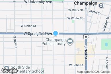 Map image of the property - 404 S Prairie St