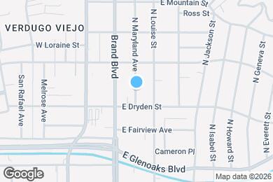 Map image of the property - 1134 N Maryland Ave
