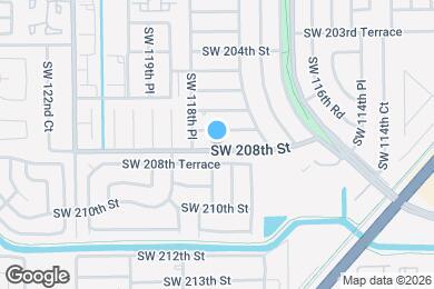 Map image of the property - 11851 SW 208th St