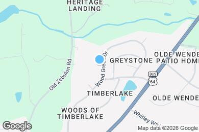 Map image of the property - 205 Wood Green Dr