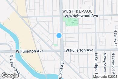 Map image of the property - 2438 N Ashland Ave