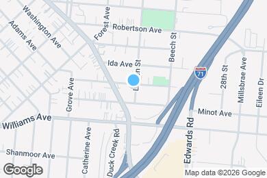 Map image of the property - 2579 Marsh Ave