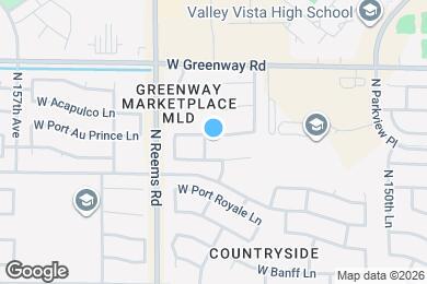 Map image of the property - 15439 W Port Au Prince Ln