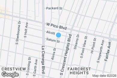 Map image of the property - 1444 Alvira St