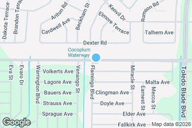 Map image of the property - Charming 3-Bedroom Home in Port Charlotte, FL