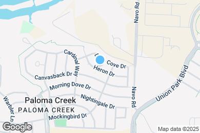 Map image of the property - 1709 Heron Dr