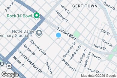 Map image of the property - 3025 Burdette St