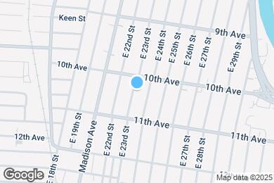 Map image of the property - 493 E 23rd St