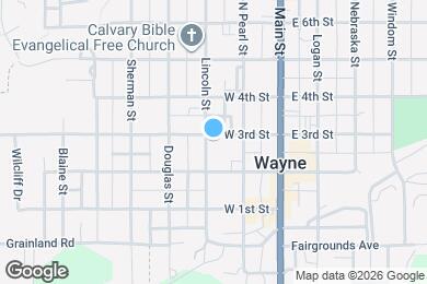 Map image of the property - 221 Lincoln St