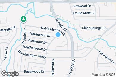 Map image of the property - 704 Creek Tree Dr