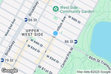 Map image of the property - 61 East 86th St