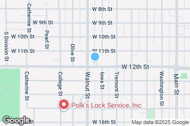 Map image of the property - 611 W 12th St
