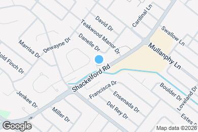 Map image of the property - 1025 Shackelford Rd