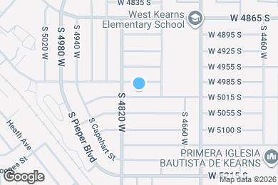 Map image of the property - 4776 W 5015 S