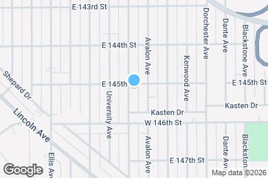 Map image of the property - 14505 Woodlawn Ave