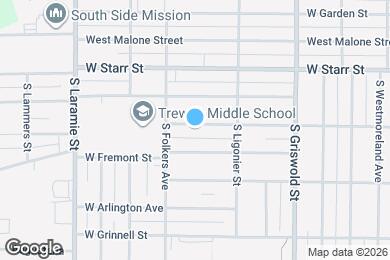 Map image of the property - 2804 W Humboldt St