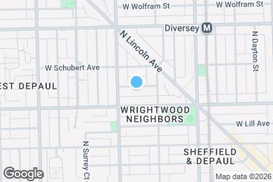 Map image of the property - 1131 W Drummond Pl